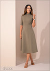 High Neck Dress - 270123