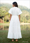 Tiered Collared Maxi Dress - 130323