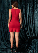 Flared Bottom Mini Dress - 2212