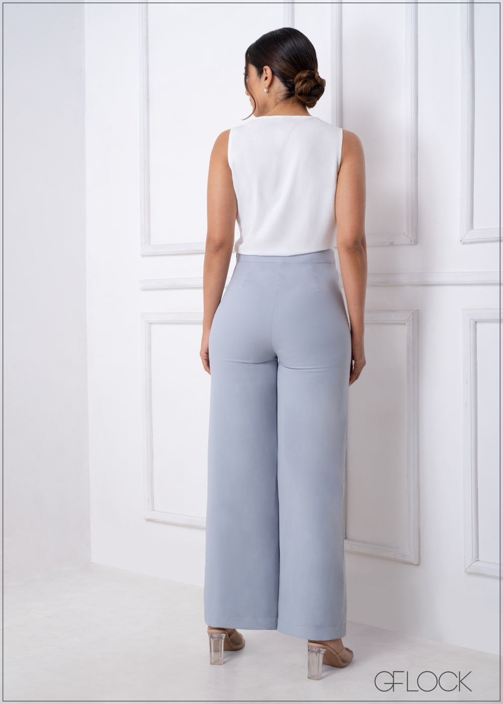 High Waist Flare Pant - 240223