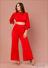 High Waisted Flared Pant - 071222