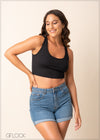 Cropped Tank Top - 040123