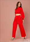 High Waisted Flared Pant - 071222