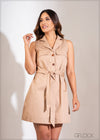 Sleeveless Utility Dress - 200223