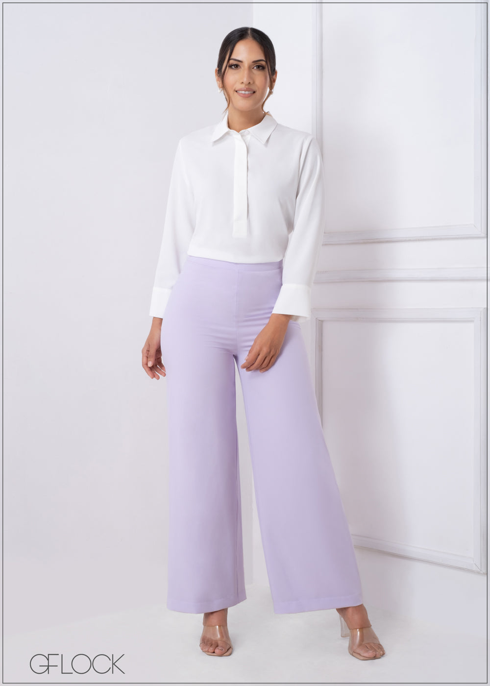 High Waist Flare Pant - 240223