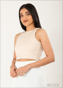Sleeveless Ponte Top - 211022