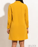 Long Sleeve Shirt Dress - 241022