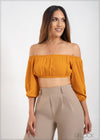 Off Shoulder Crop Top - 200323