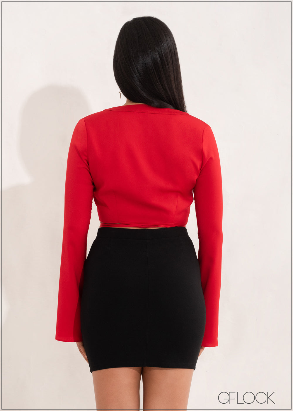 Angel Sleeved Tie Up Top - 181122