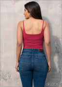 Square Neck Bodysuit - 1802