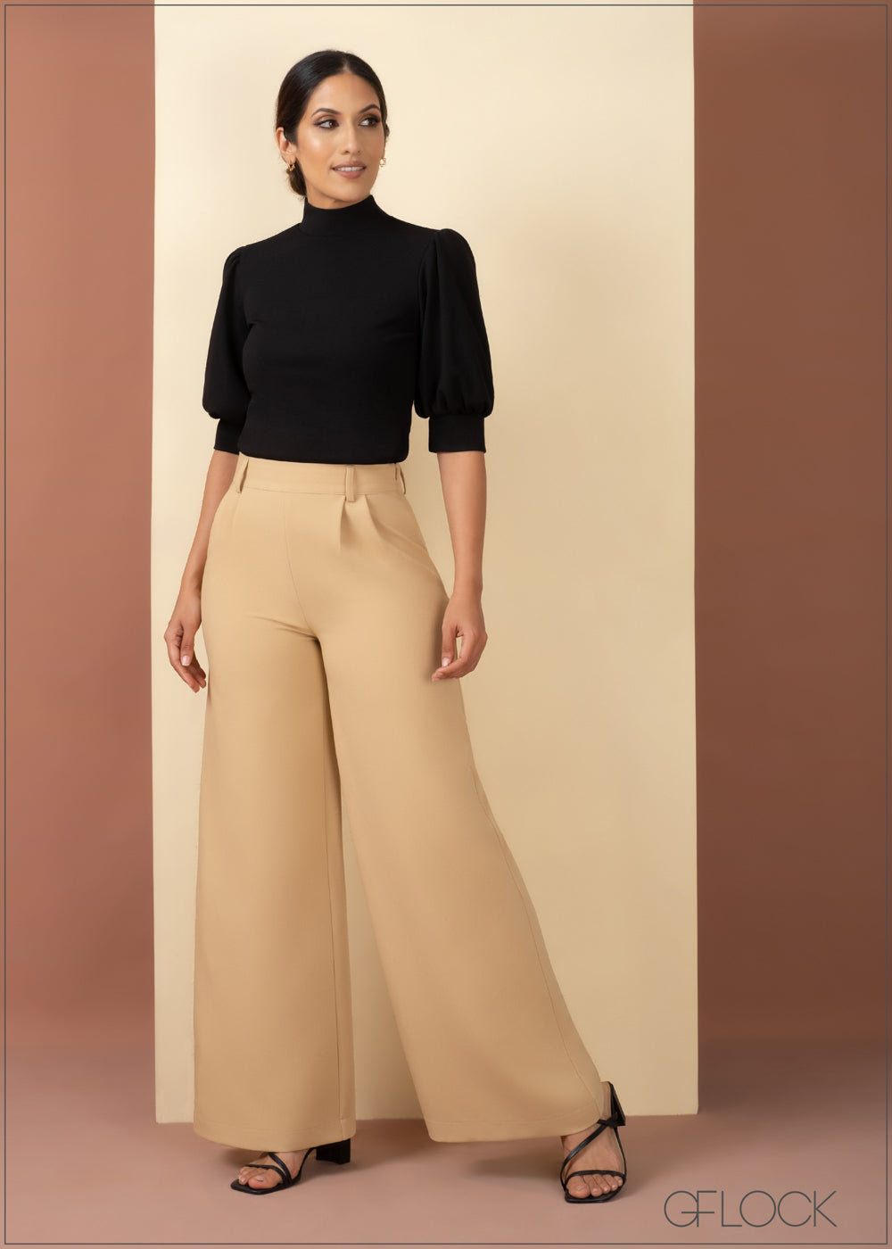 High Waisted Pleated Pant - 060323