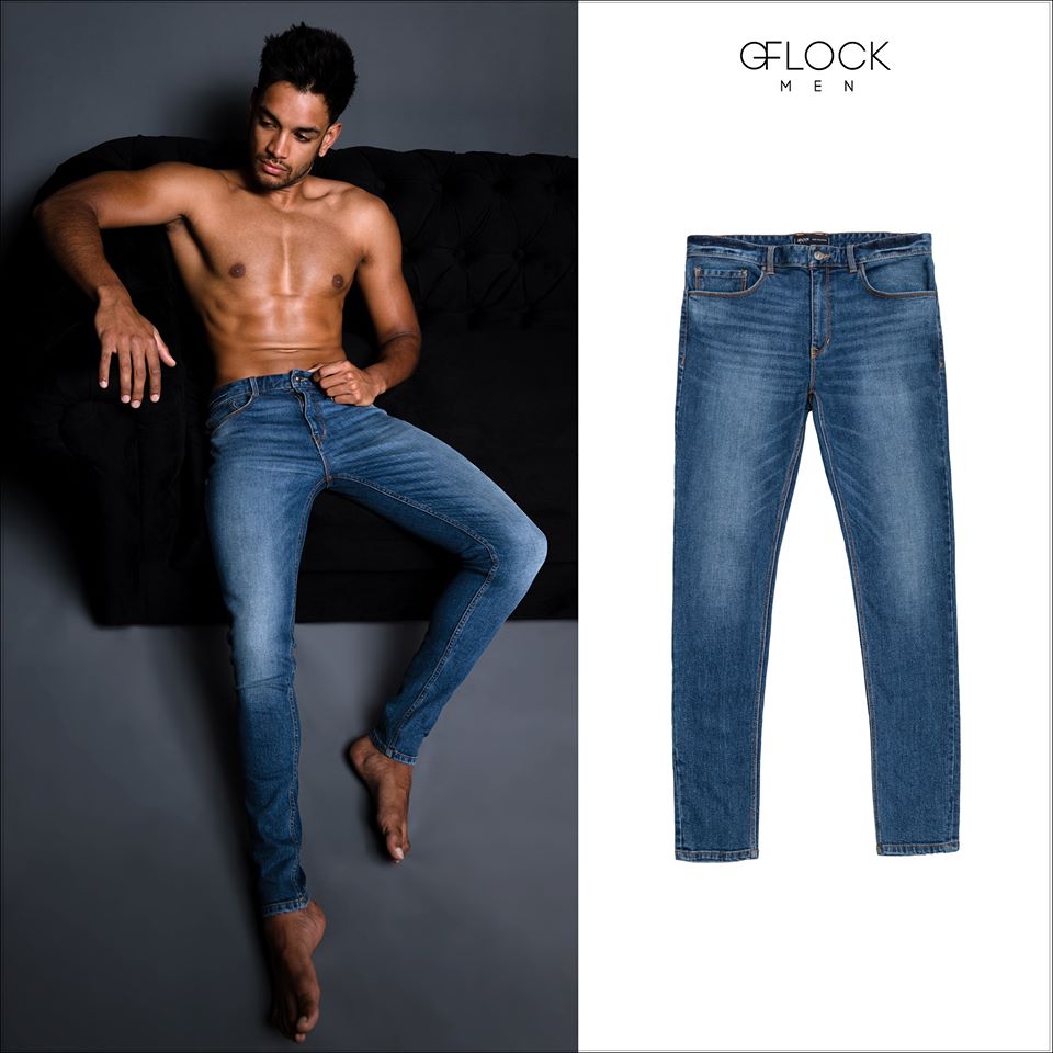 Mid Washed Slim Fit Jean - GFLOCK.LK